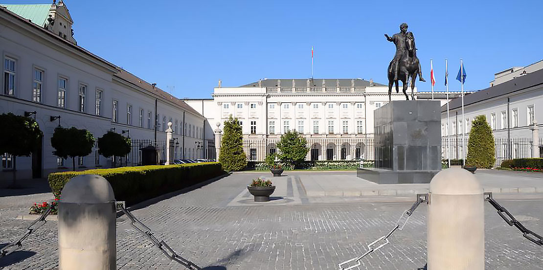 Pałac Prezydencki - renowacja i montaż nowych okładzin kamiennych